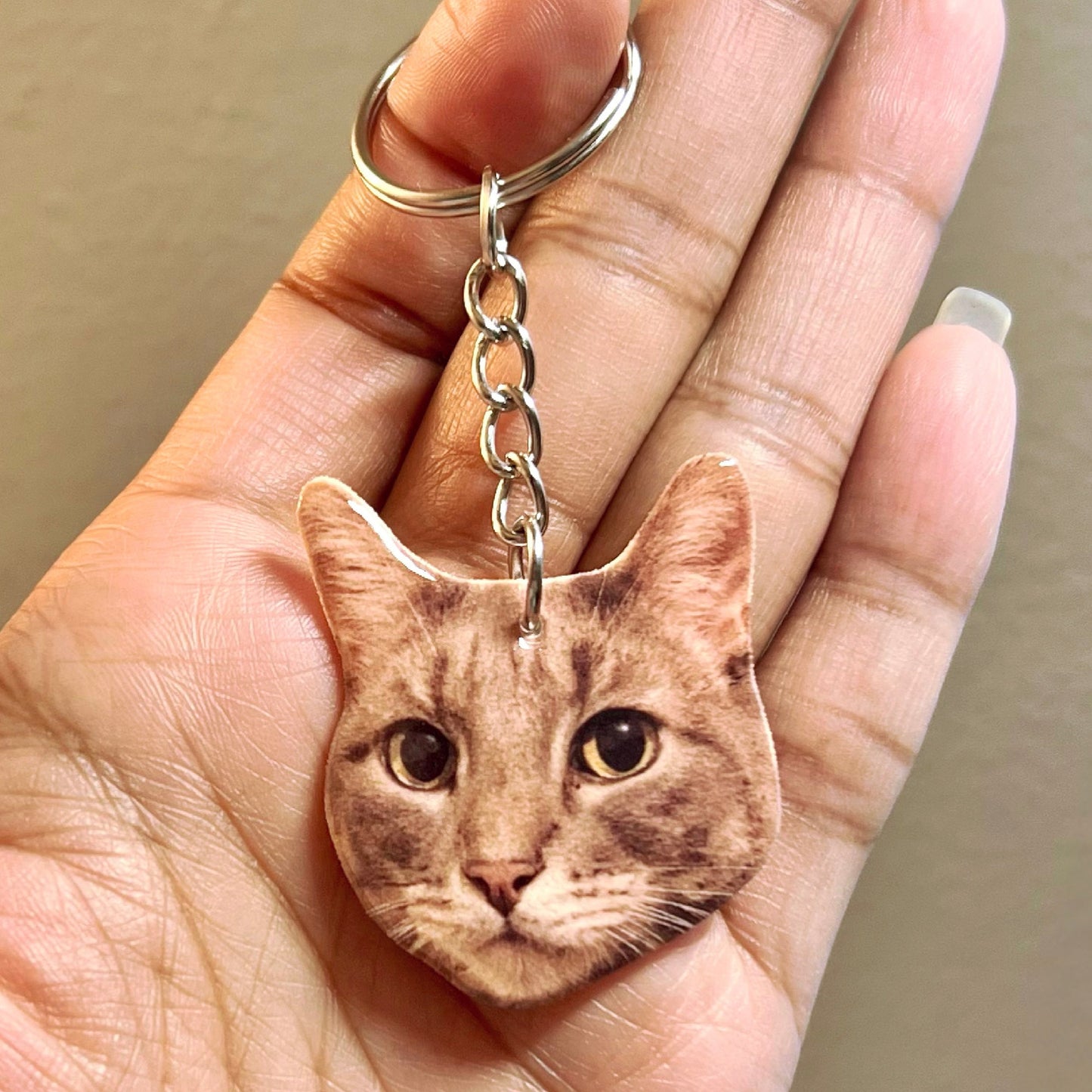 Custom Die Cut Acrylic Keychains