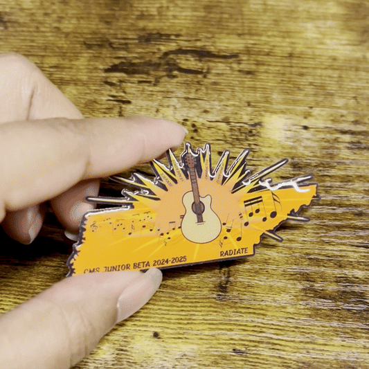 Custom Design Die Cut Acrylic Pins