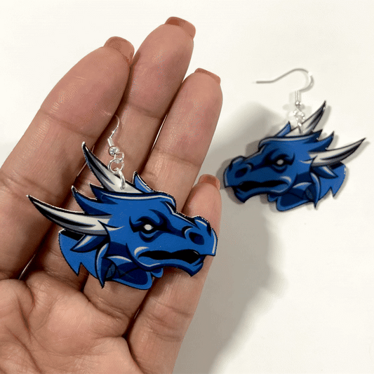 Custom Design Die Cut Photo Earrings