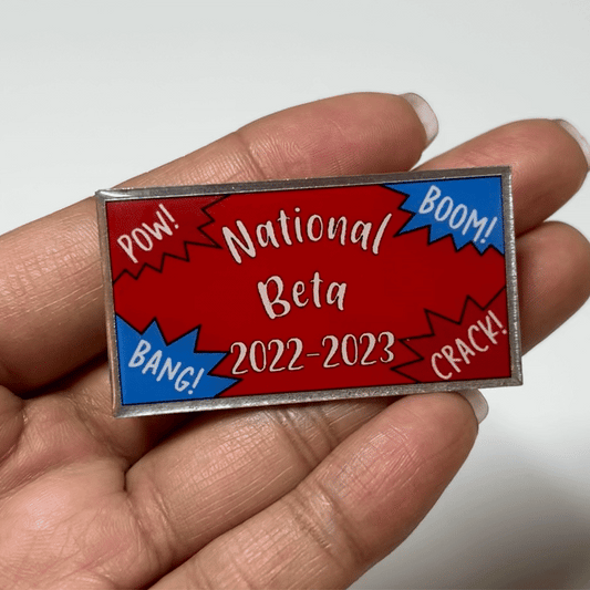 Custom 1-3 inch Rectangle Lapel Pins