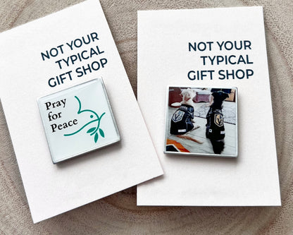 Custom 1-1.5 inch Square Lapel Pins