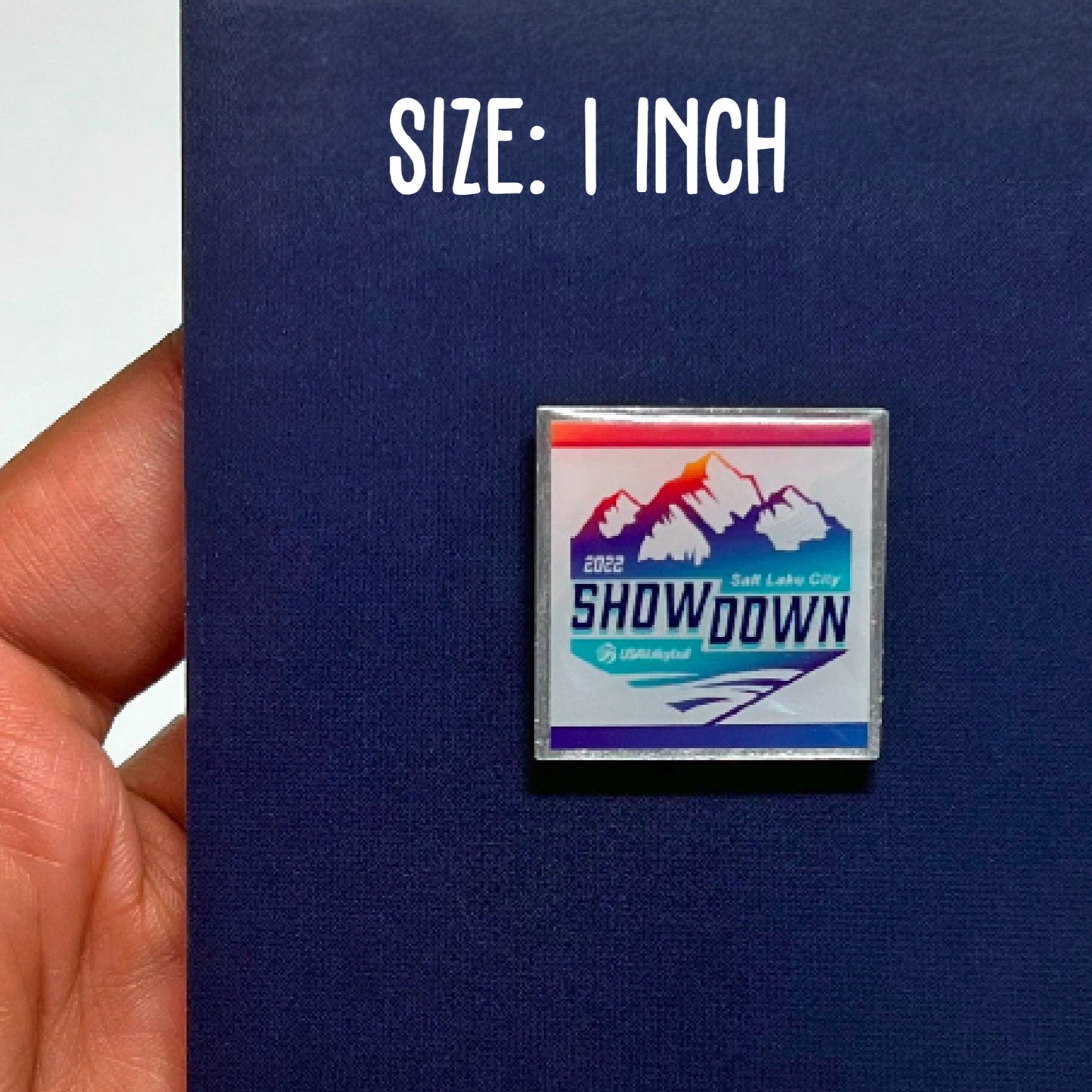 Custom 1-1.5 inch Square Lapel Pins