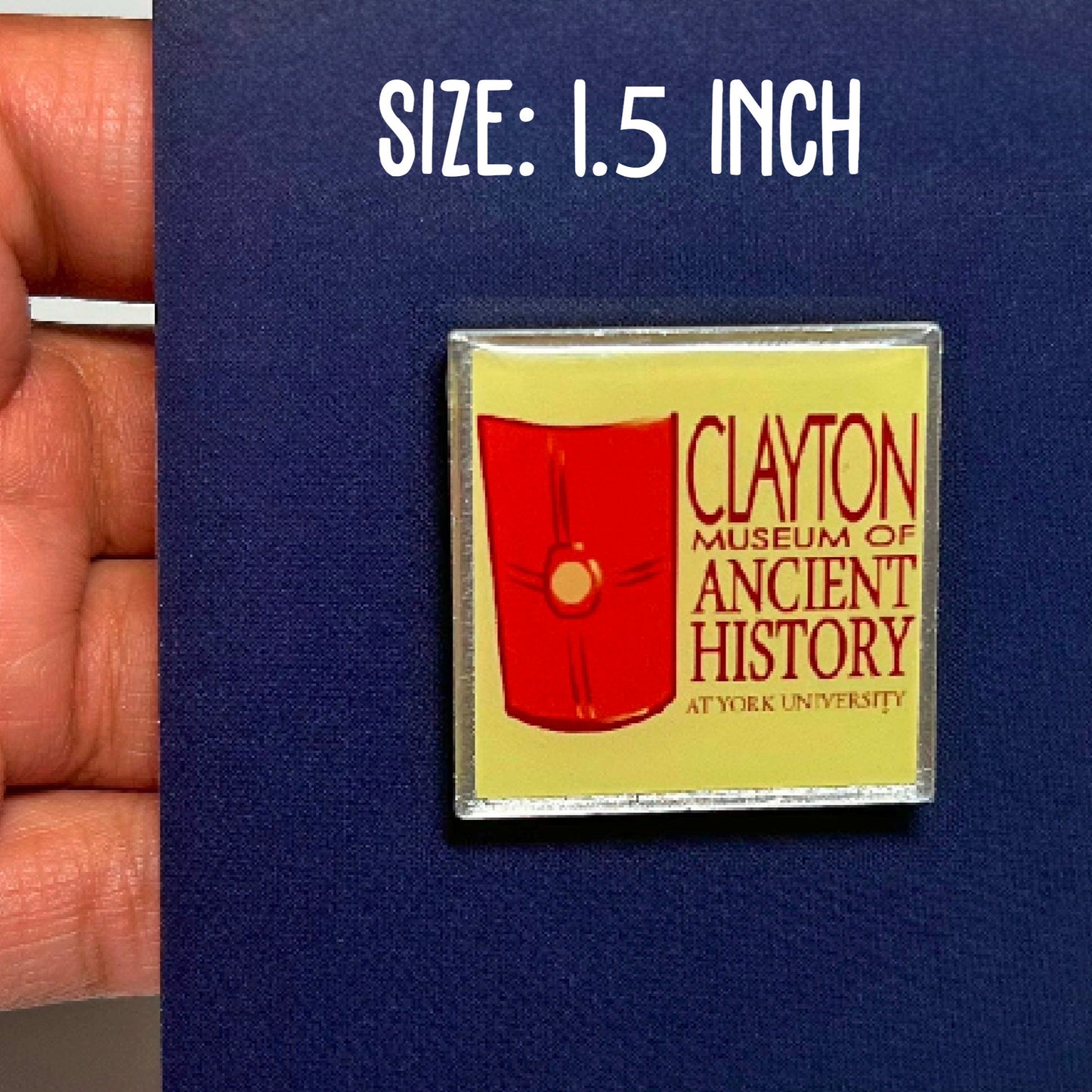 Custom 1-1.5 inch Square Lapel Pins
