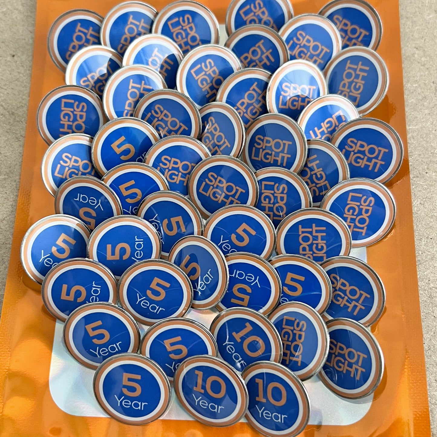 Custom 1-2 inch Circle Lapel Pins