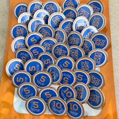 Custom 1-2 inch Circle Lapel Pins