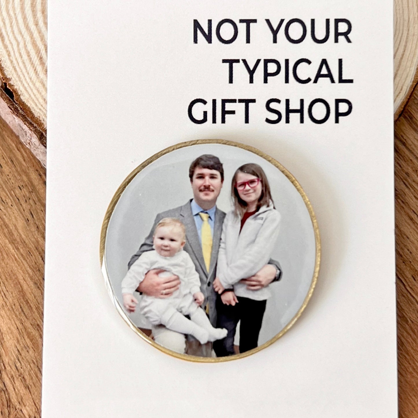 Custom 1-2 inch Circle Lapel Pins