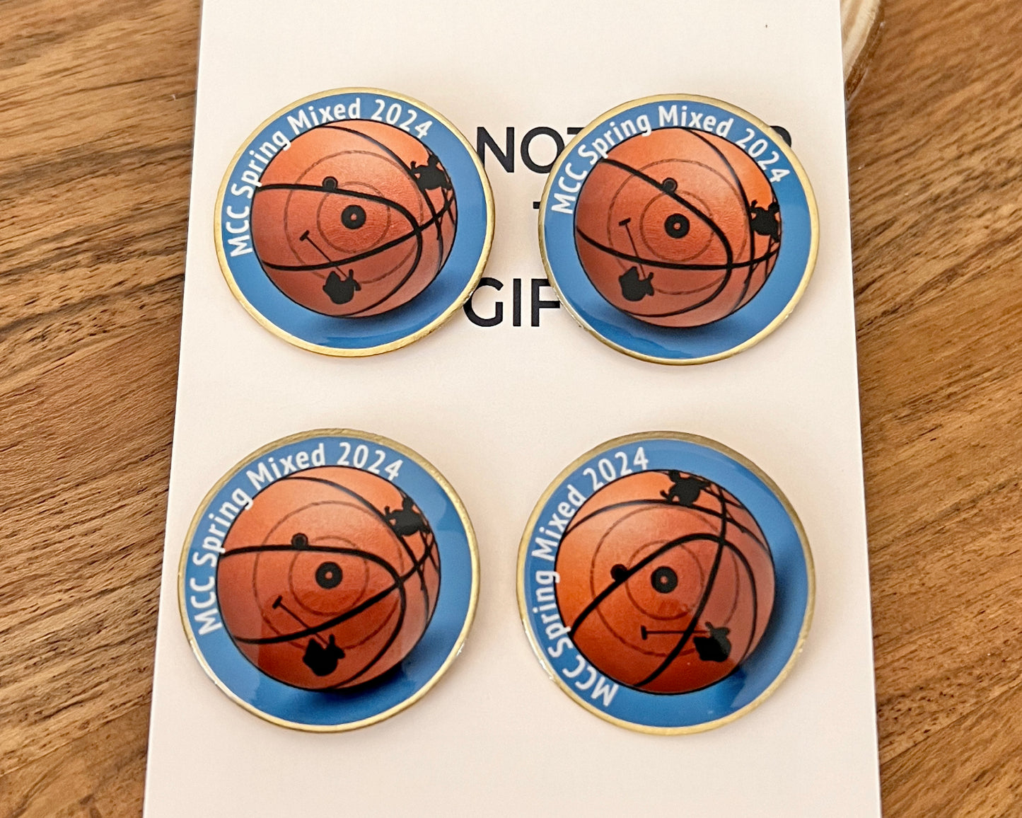 Custom 1-2 inch Circle Lapel Pins