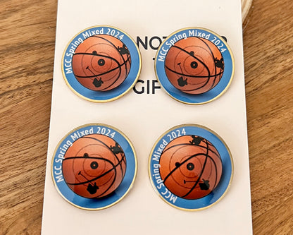 Custom 1-2 inch Circle Lapel Pins