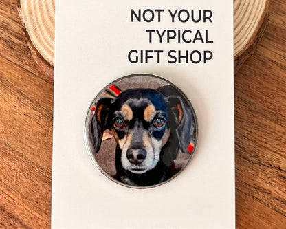 Custom 1-2 inch Circle Lapel Pins