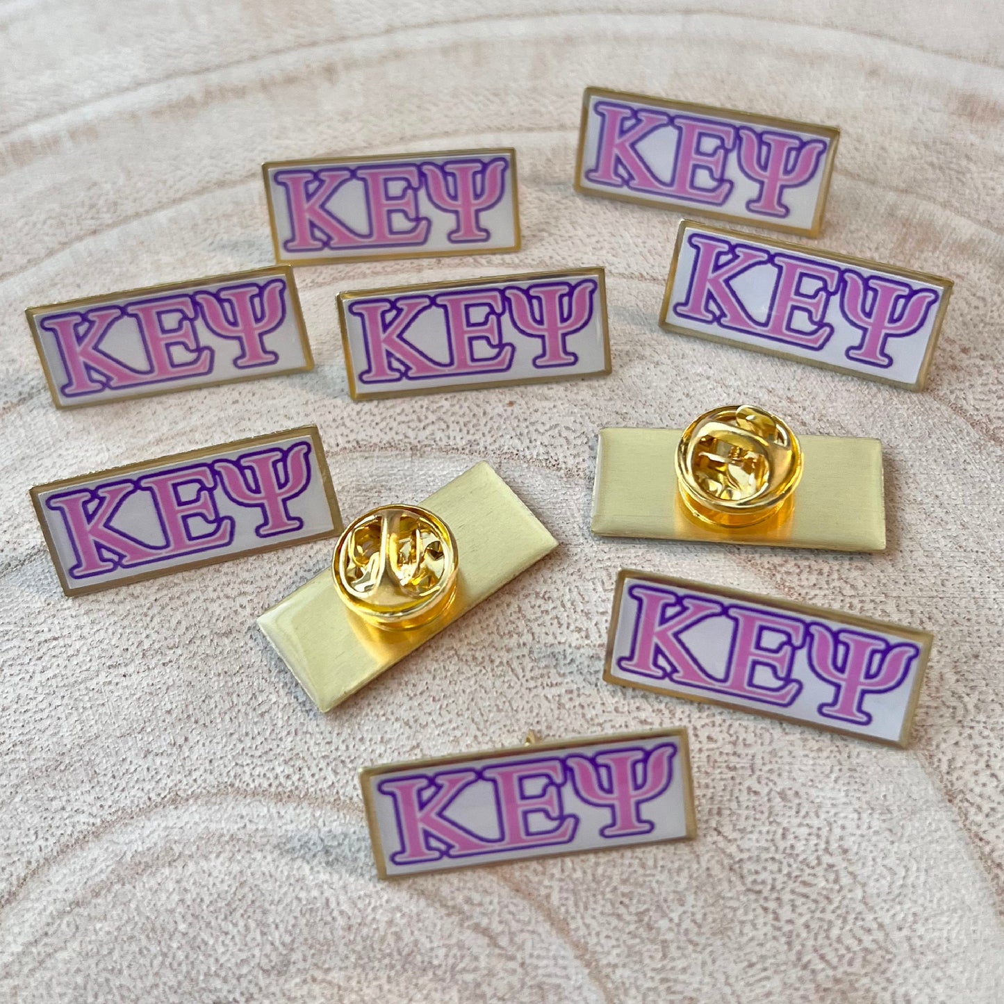 Custom 1-3 inch Rectangle Lapel Pins