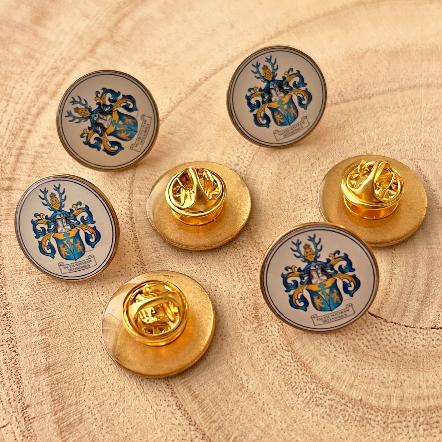 Custom 12.7-20mm Circle Lapel Pins