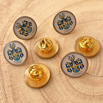 Custom 12.7-20mm Circle Lapel Pins