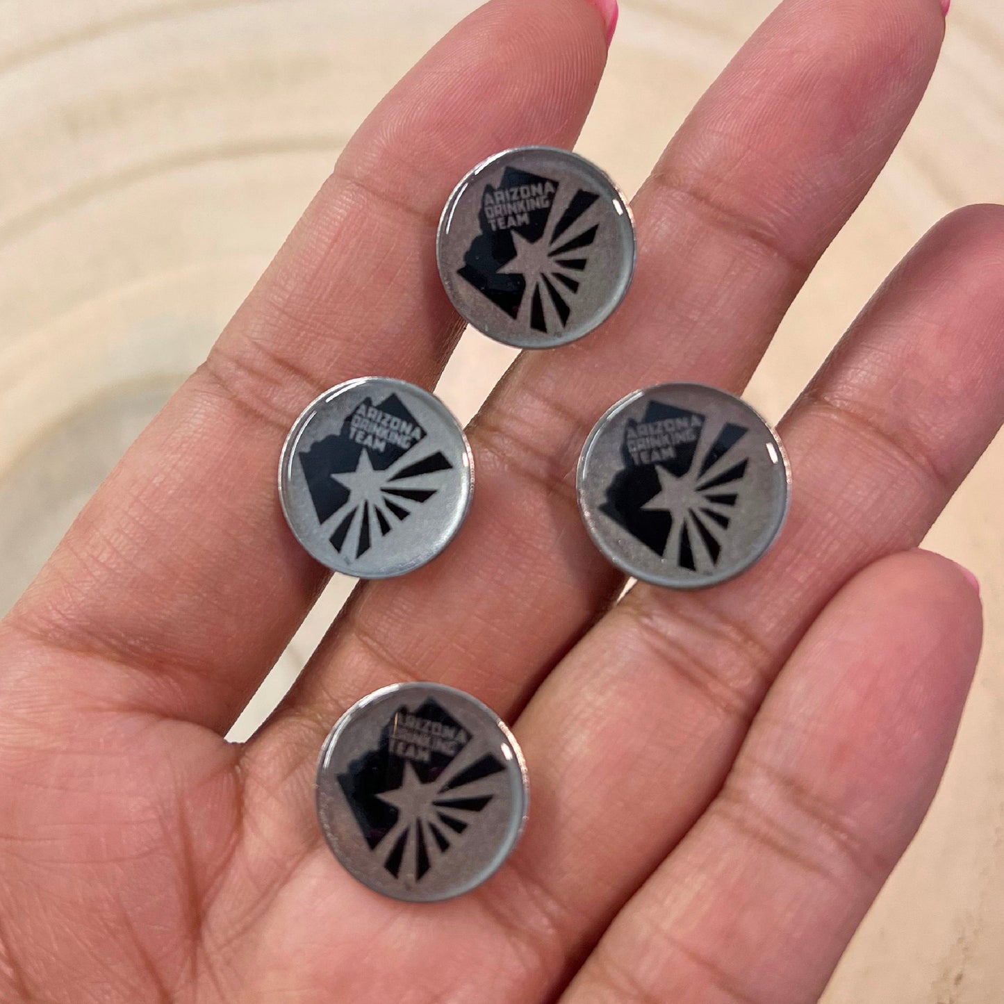 Custom 12.7-20mm Circle Lapel Pins