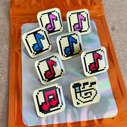 Custom 16-20mm Square Lapel Pins