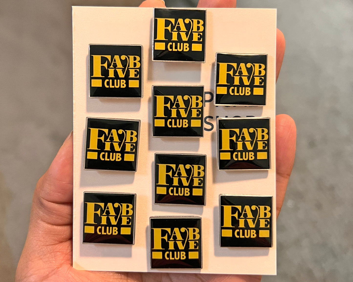 Custom 16-20mm Square Lapel Pins