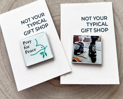 Custom 16-20mm Square Lapel Pins