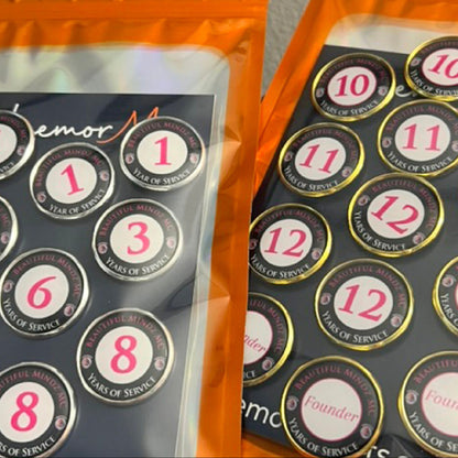 Custom 1 inch Circle Photo Pins