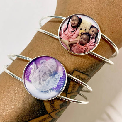 Custom Adjustable Photo Bracelets