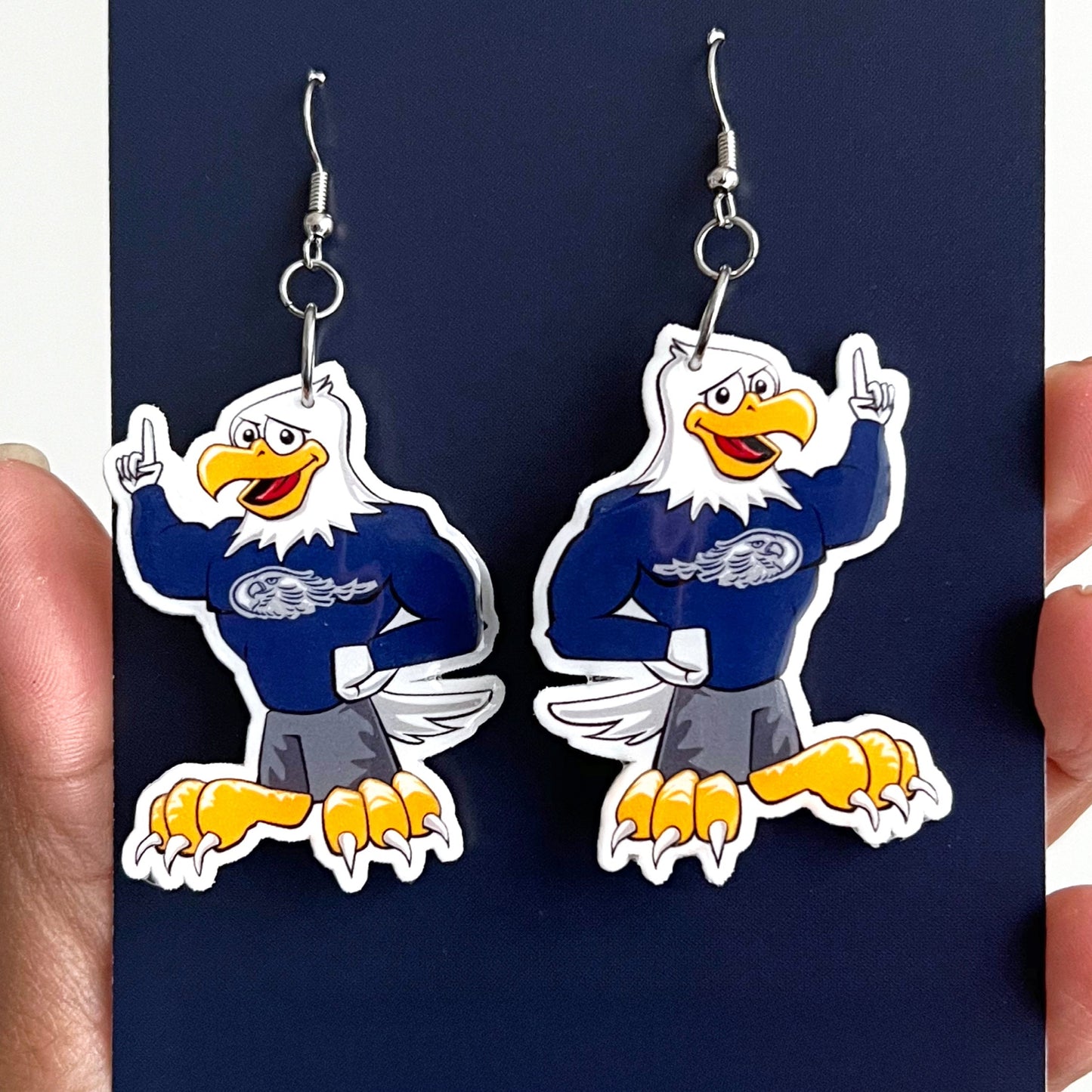 Custom Design Die Cut Photo Earrings