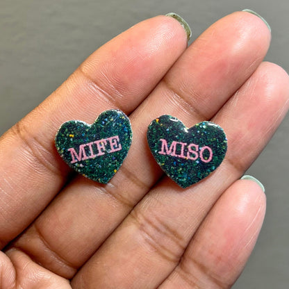 Custom Design Die Cut Photo Earrings