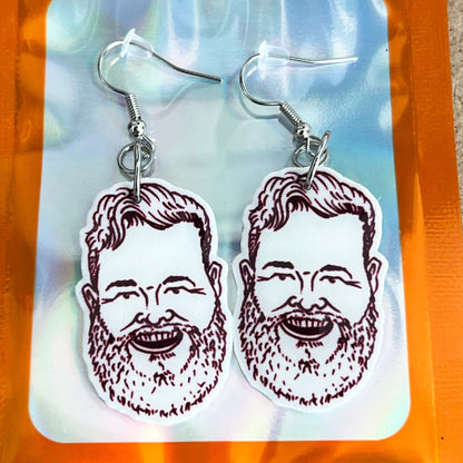 Custom Design Die Cut Photo Earrings