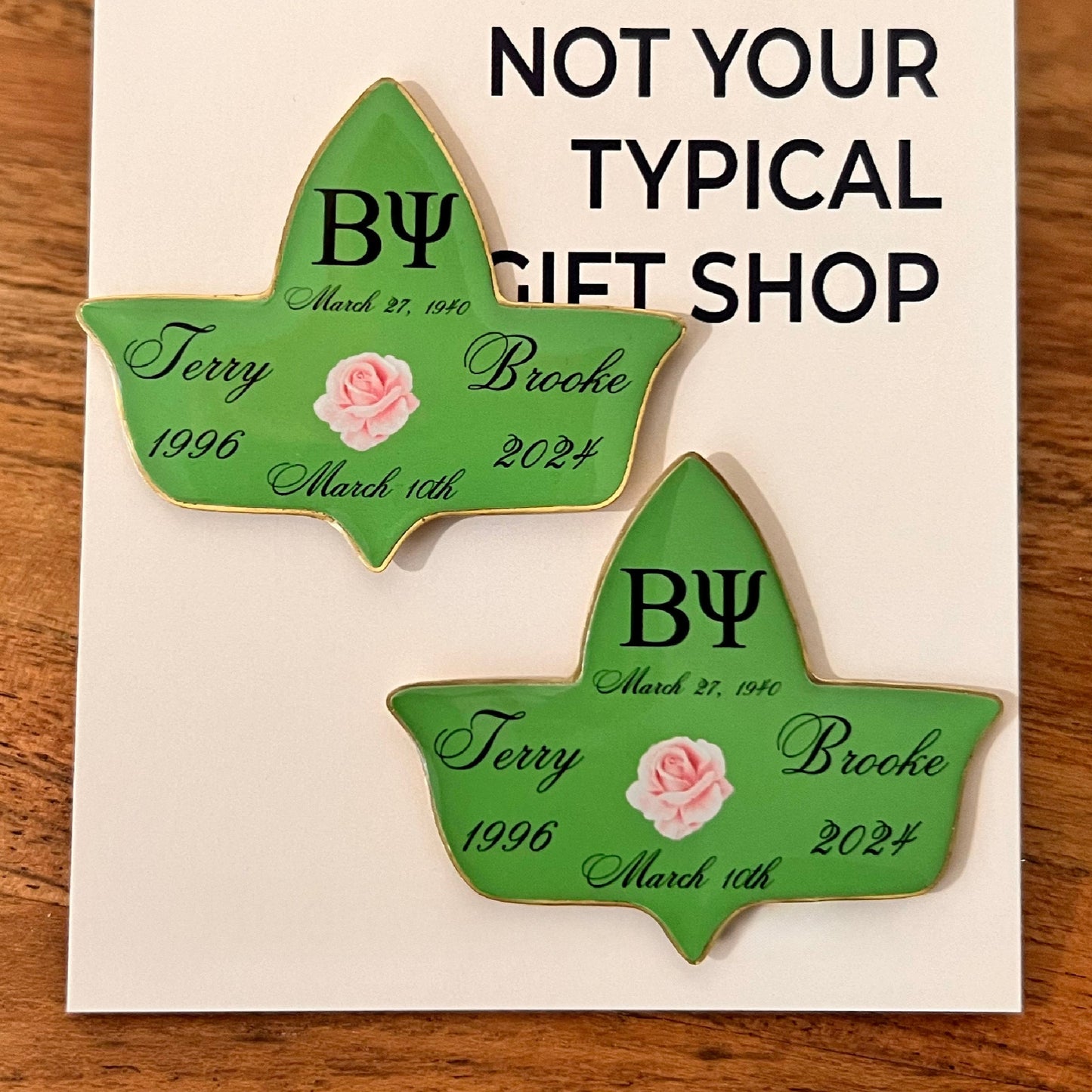 Custom Design Die Cut Metal Pins