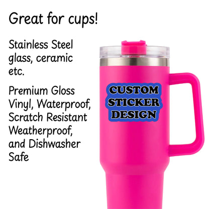 Custom Design Die Cut Decal Stickers