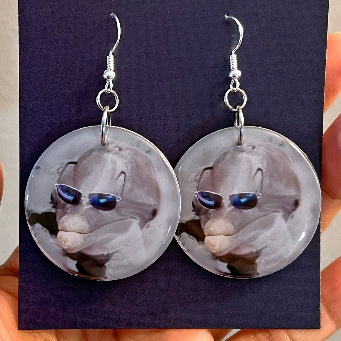 Custom Double Sided Photo Earrings