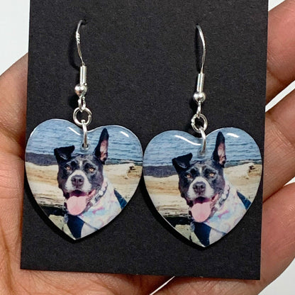 Custom Double Sided Photo Earrings