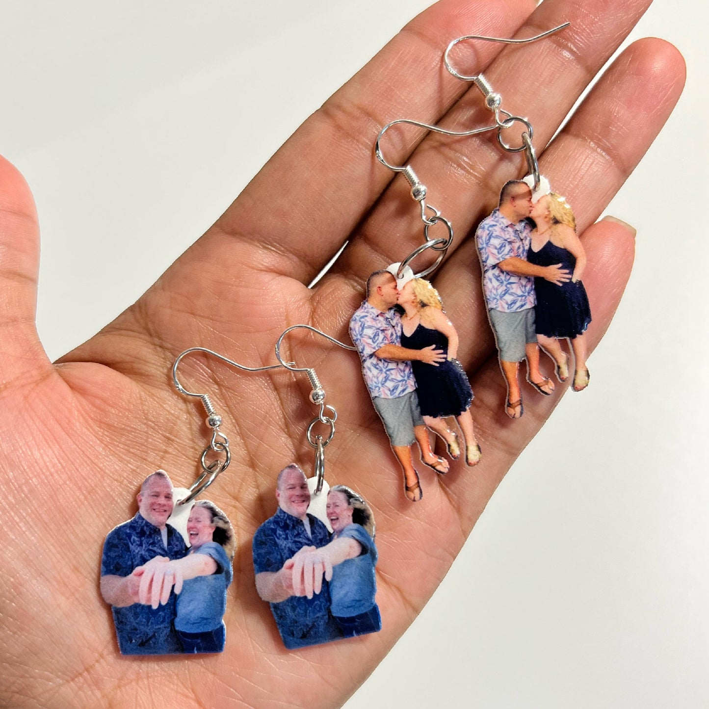 Custom Die Cut Face and Body Earrings