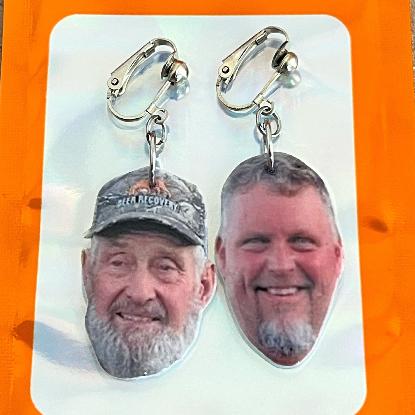 Custom Die Cut Face and Body Earrings