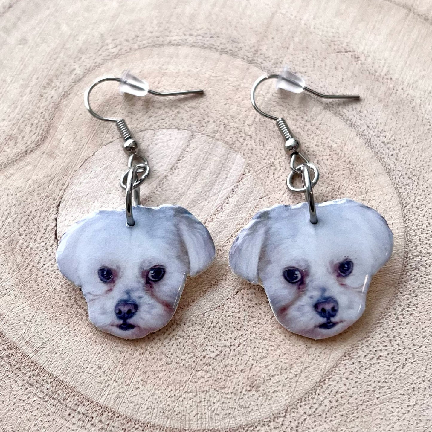 Custom Die Cut Face and Body Earrings