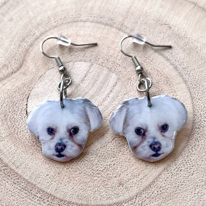 Custom Die Cut Face and Body Earrings