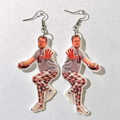 Custom Die Cut Face and Body Earrings