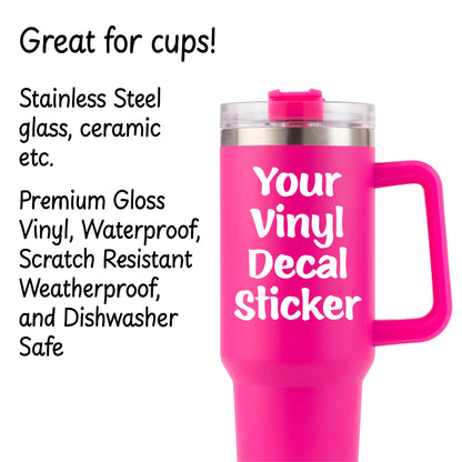 Custom Design Vinyl Decal Stickers