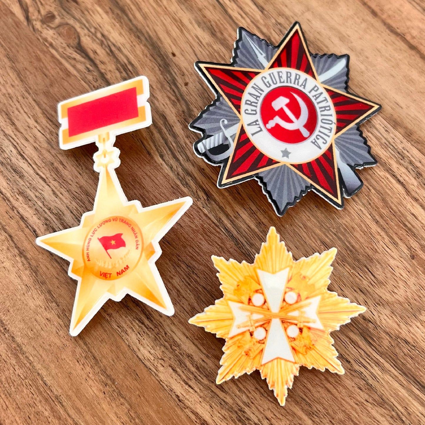 Custom Design Die Cut Acrylic Pins