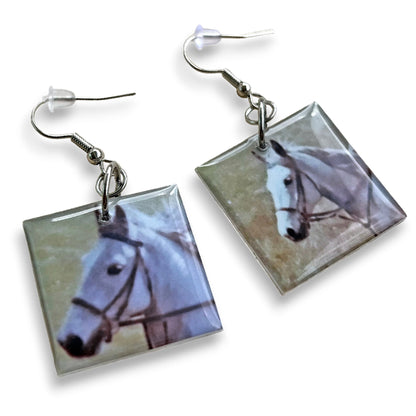Custom Double Sided Photo Earrings