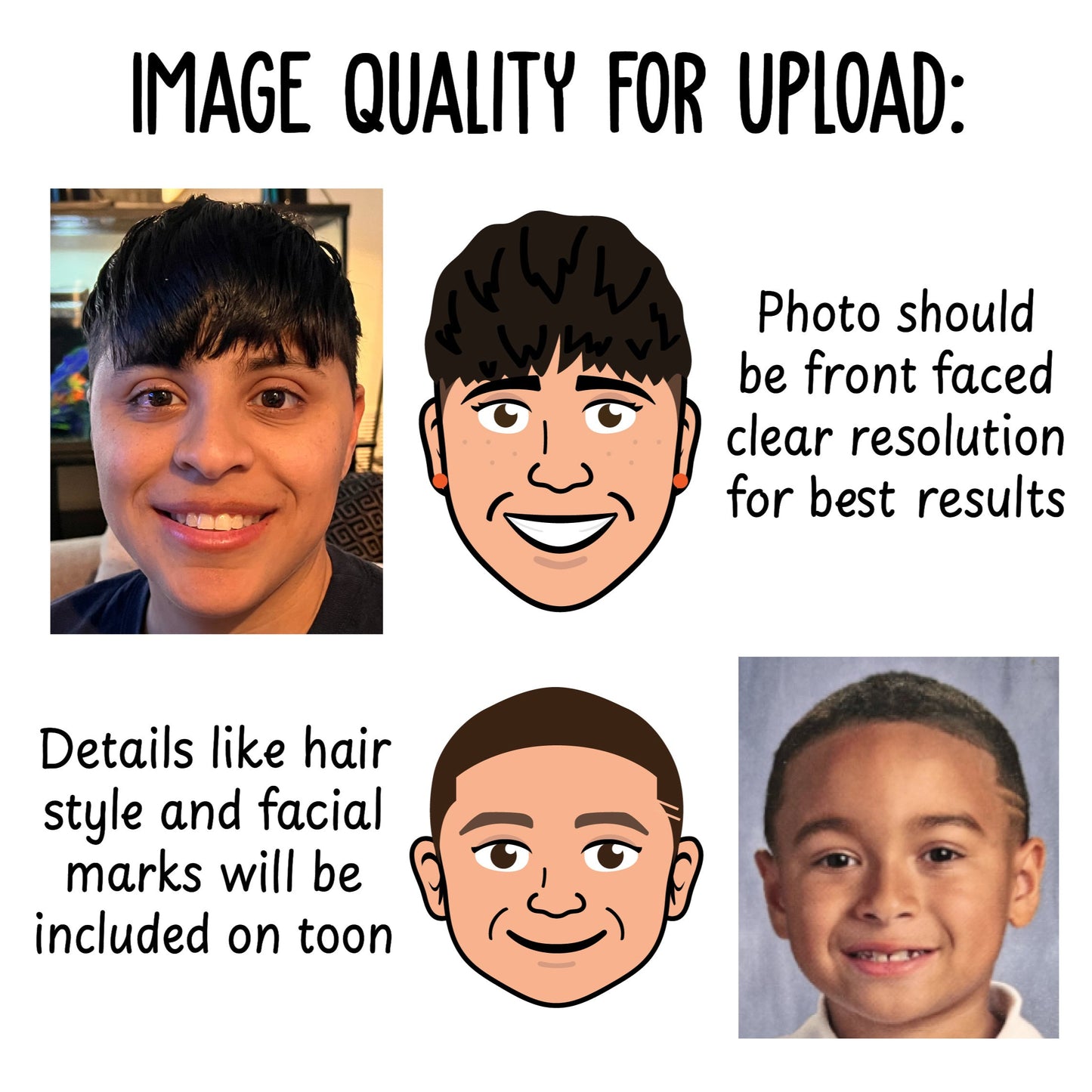 Custom Emoji Portrait Earrings