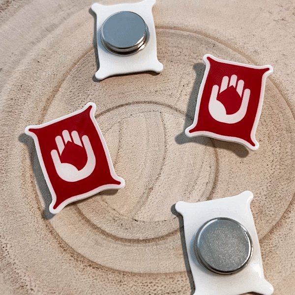 Custom Design Die Cut Acrylic Magnets