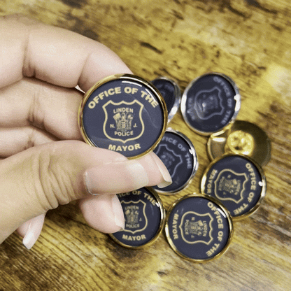 Custom 1 inch Circle Photo Pins