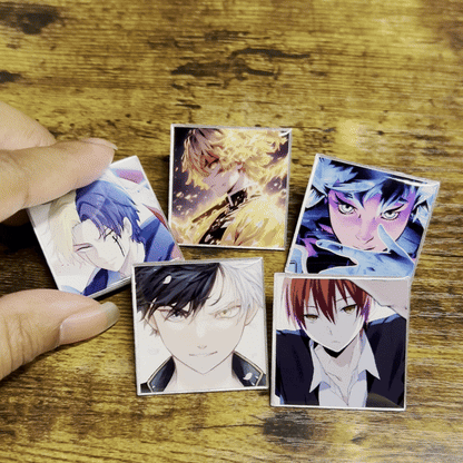 Custom 1-1.5 inch Square Lapel Pins