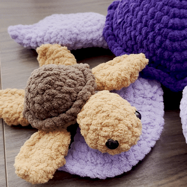 Custom Crochet Turtles