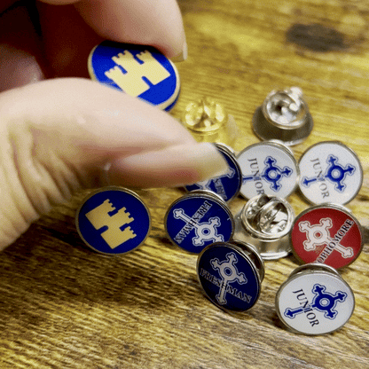 Custom 12.7-20mm Circle Lapel Pins